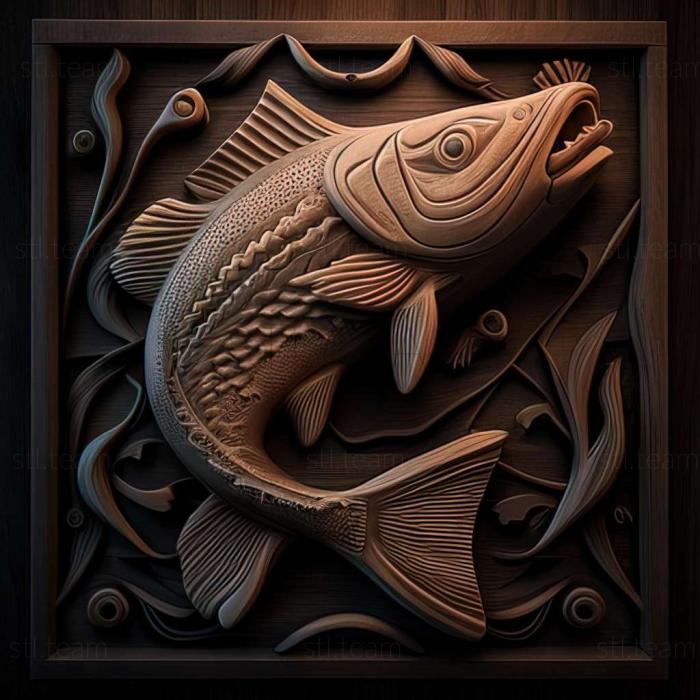 3D модель Американська риба сом (STL)